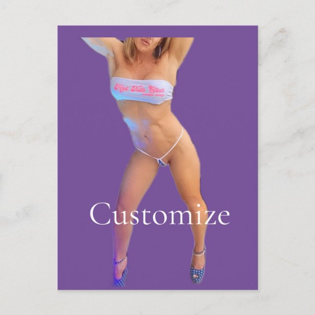 Cartão Postal Thunder_Cove do Clube de Tub Quente (Frente)