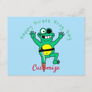 Cartão Postal Thunder_Cove do Dia de Pirata Feliz