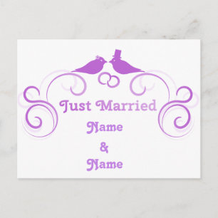 Cartão Postal Thunder_Cove do Recem casados Newlyweds