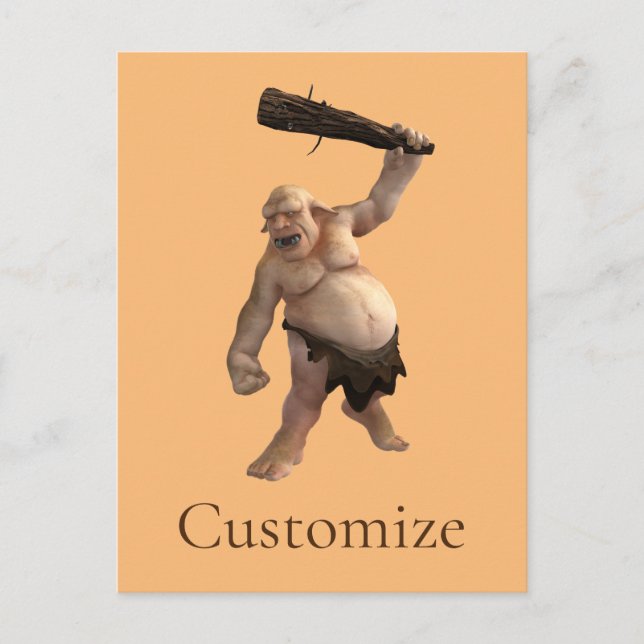 Cartão Postal Thunder_Cove do Troll Feio (Frente)