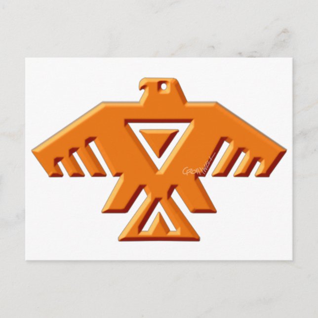 Cartão Postal Thunderbird nativo (Frente)