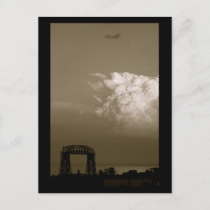 Cartão Postal Thunderhead sobre o Lago Superior
