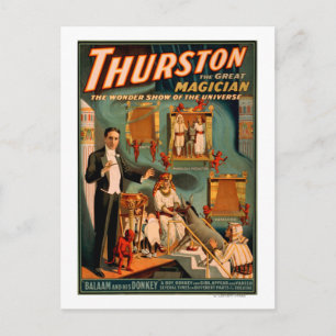 Cartão Postal Thurston - Demônios & Truque de Mágica do Burro De