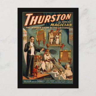 Cartão Postal Thurston, o mágico excelente