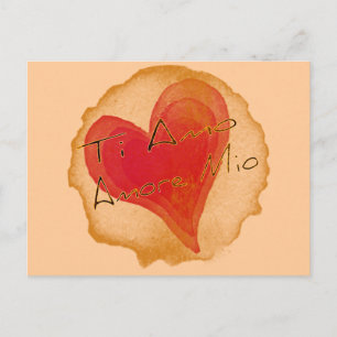 Cartão Postal Ti Amo Amore Mio