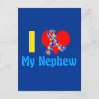 Tia Autismo Eu Amo Meu Sobrinho Azul