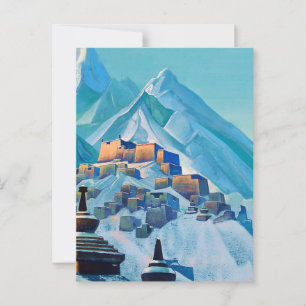 Cartão Postal “Tibet Himalaias” por Nicholas Roerich