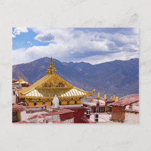 Cartão Postal Tibet - Mosteiro Budista de Ganden