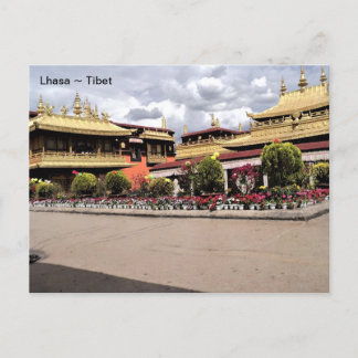 Cartão Postal Tibete, Lhasa Norbulingka, Palácio de Verão, China