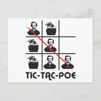 CARTÃO POSTAL TIC-TAC-POE