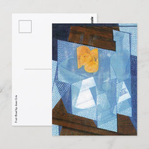 Cartão Postal Tigela de Frutas por Juan Gris, Natureza Morta Cub