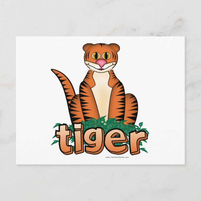 CARTÃO POSTAL TIGER! (Frente)