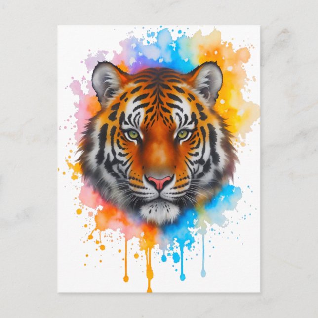 Cartão Postal Tiger (Frente)