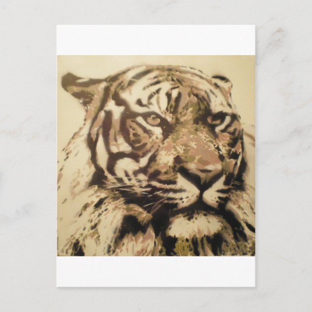 Cartão Postal tiger 50x50 2012 (Frente)
