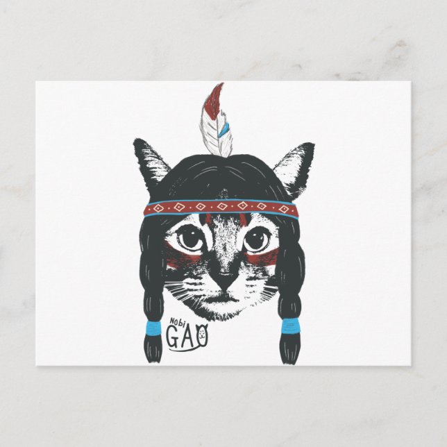 Cartão Postal Tiger Lily (Frente)