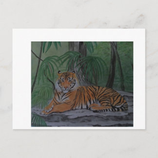 Cartão Postal Tiger no Resto