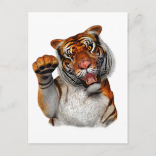 Cartão Postal Tiger, Tigre
