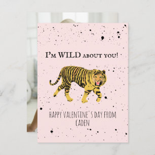 Cartão Postal Tiger Wild Sobre Sua Foto Da Sala De Aula De Namor