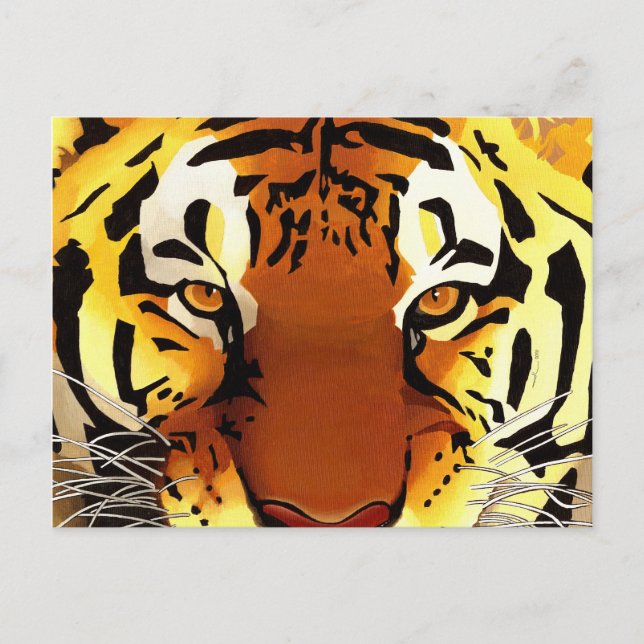 Cartão Postal Tigre (Frente)