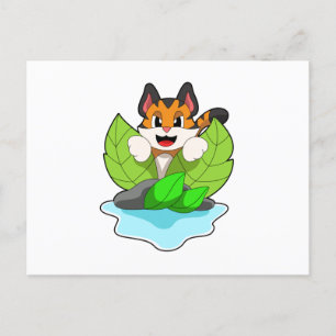 Cartão Postal Tigre à caça