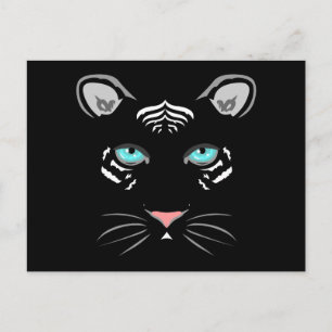 Cartão Postal Tigre Branco