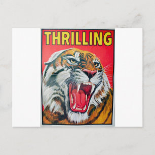 Cartão Postal Tigre de Cultivo