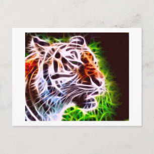 Cartão Postal Tigre Elemental