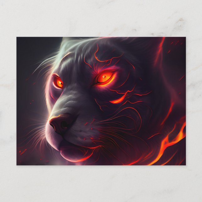 Cartão Postal Tigre postale da carte (Frente)