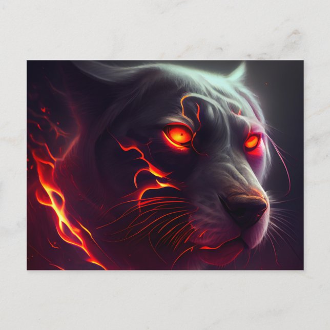 Cartão Postal Tigre postale da carte (Frente)