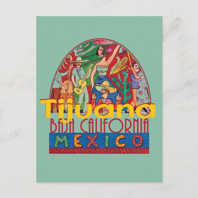 Cartão Postal TIJUANA México (Frente)
