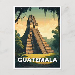 Cartão Postal Tikal Guatemala Viagem