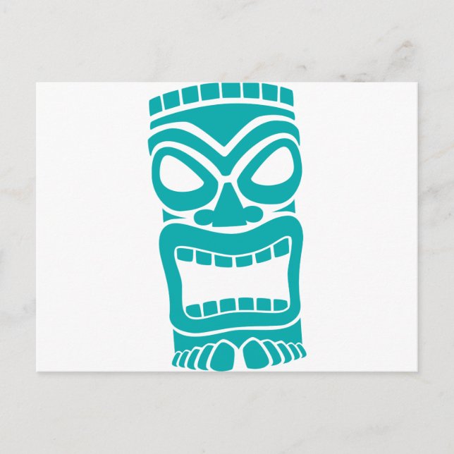 Cartão Postal Tiki Deus (Frente)