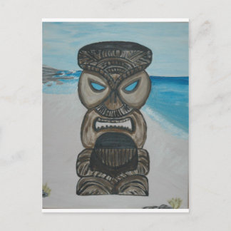 Cartão Postal tiki na praia de maui 004 - Cópia
