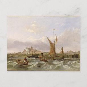 Cartão Postal Tilbury Fort - Wind Against the Tide, 1853 (petról