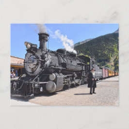 Cartão Postal Timer Antigo no Silverton, Colorado, Parada de Com