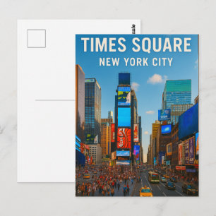 Cartão Postal Times Square – Cidade de Nova York