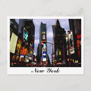 Cartão Postal Times Square Nova York Cartão de Lem