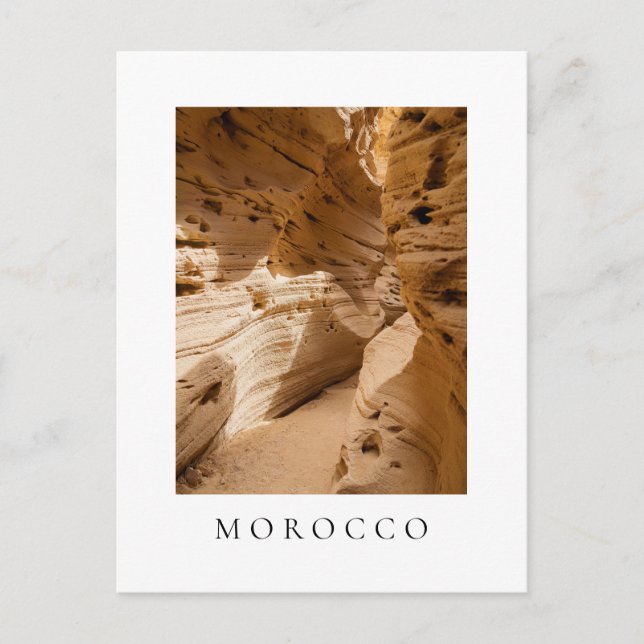 Cartão Postal Timlalin’s canyon, near Tamri, Morocco travel (Frente)