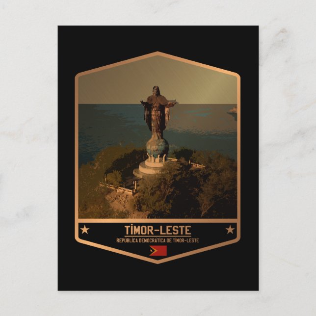 Cartão Postal Timor-Leste (Frente)