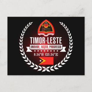 Cartão Postal Timor Leste
