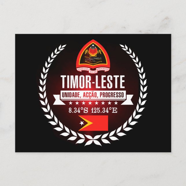 Cartão Postal Timor Leste (Frente)
