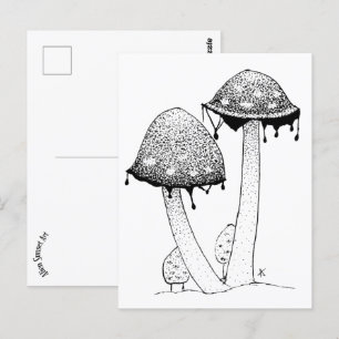 Cartão Postal Tinta