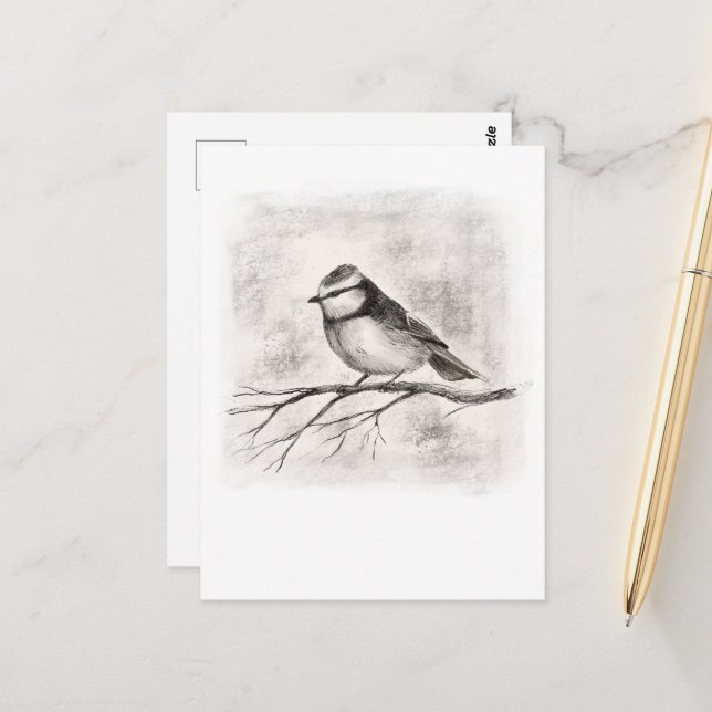 Cartão Postal Tinta azul (Frente/Verso In Situ)