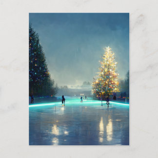 Cartão Postal Tinta de patinação no exterior no país