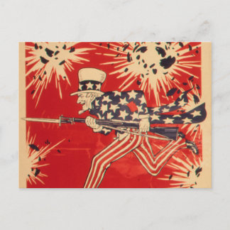 Cartão Postal Tio Sam - Vintage