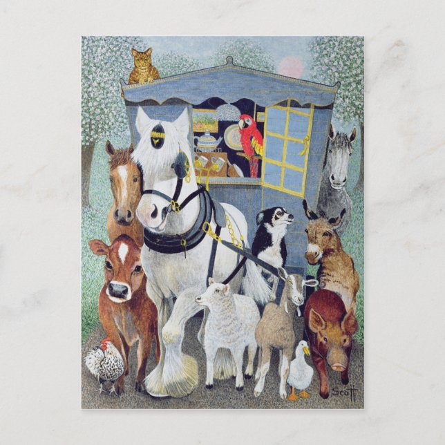 Cartão Postal Tio Tom Cobbley e tudo (Frente)