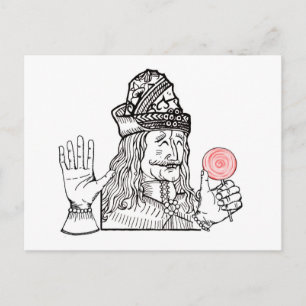 Cartão Postal Tio Vlad tem um pirulito