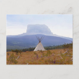 Cartão Postal Tipi, Montanha Chefe, Parque Nacional Glacier