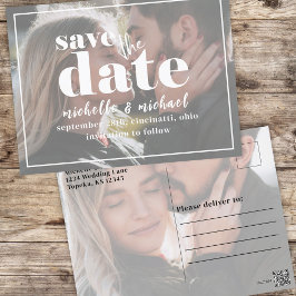 Cartão Postal Típica de Fotografia Moderna Simples Mínima