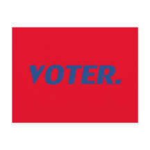 Típica moderna do eleitor vermelha e azul